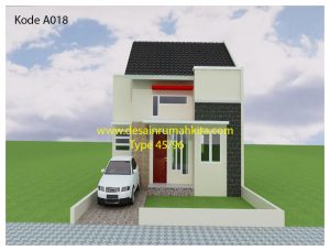 Desain Rumah Minimalis 2 Kamar Ukuran 6x8