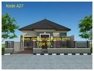 Desain Rumah Minimalis Tropis 1 Lantai